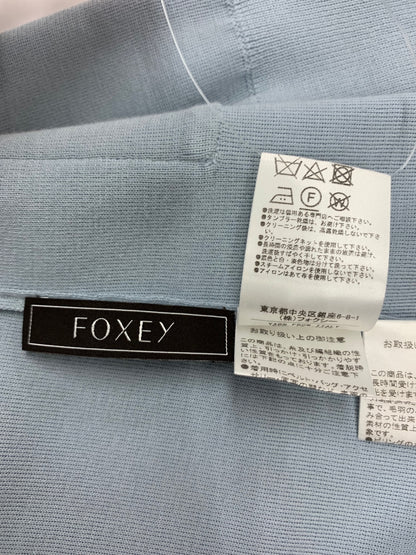 フォクシーブティック Matilda Cardigan マチルダ 42238 カーディガン F ブルー ウール IT5RADW97M2U