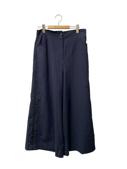 エムズグレイシー 516117 ワイドパンツ 42 ネイビー グログランテープ IT53P0QJ2TMW