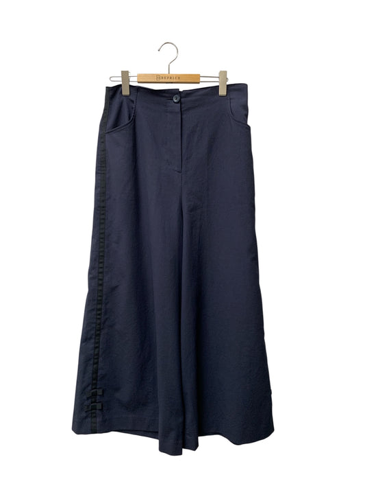 エムズグレイシー 516117 ワイドパンツ 42 ネイビー グログランテープ IT53P0QJ2TMW