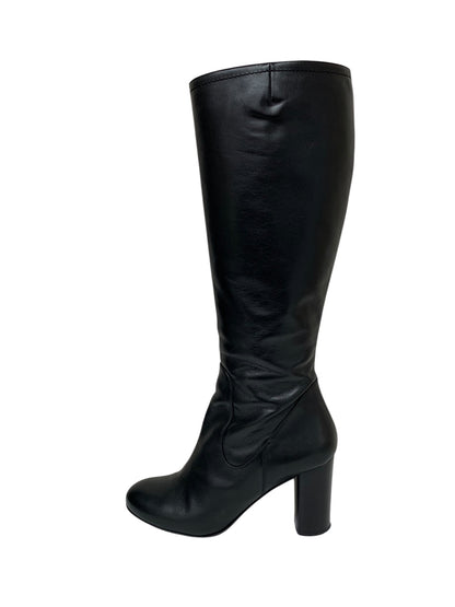 マックスマーラ ブーツ 37 ブラック ラウンドトゥ サイドジップ ITSOM4PDEUV4 【SALE】