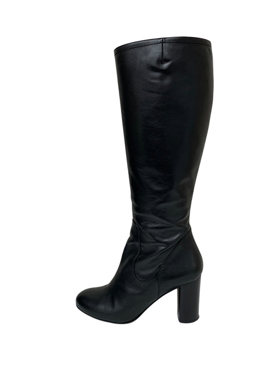 マックスマーラ ブーツ 37 ブラック ラウンドトゥ サイドジップ ITSOM4PDEUV4 【SALE】