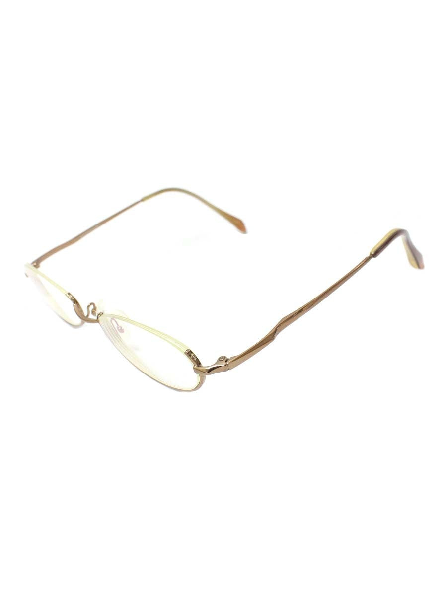 トラクションプロダクション CMLJ368 眼鏡 ゴールド オーバル メガネ IT20LLYAMDAO