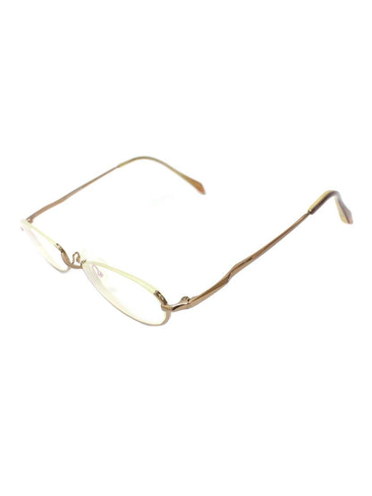 トラクションプロダクション CMLJ368 眼鏡 ゴールド オーバル メガネ IT20LLYAMDAO