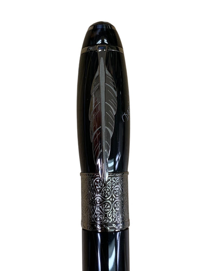 モンブラン 万年筆 作家シリーズ 2014 ダニエル･デフォー ブラック 10000本限定 750 18K ITMA0HREPMU4