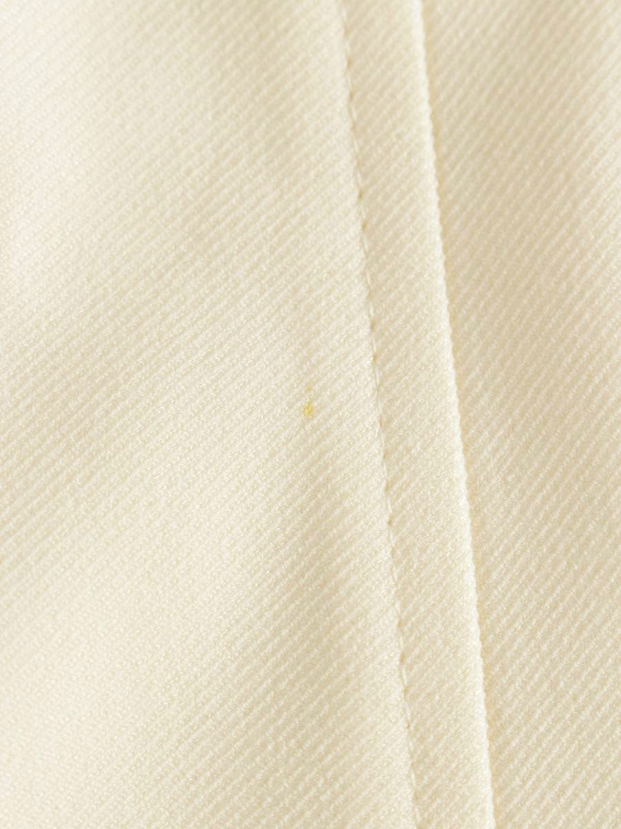 エムズグレイシー 217607 スカート 40 アイボリー フロントボタン Aライン ITLSCSP2OQ9J