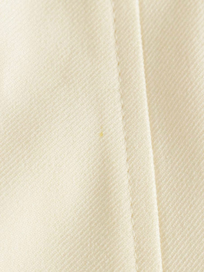 エムズグレイシー 217607 スカート 40 アイボリー フロントボタン Aライン ITLSCSP2OQ9J