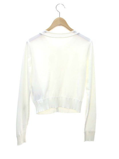 フォクシーブティック French Sable 35981 カーディガン 38 ホワイト ITVIT65RCO00