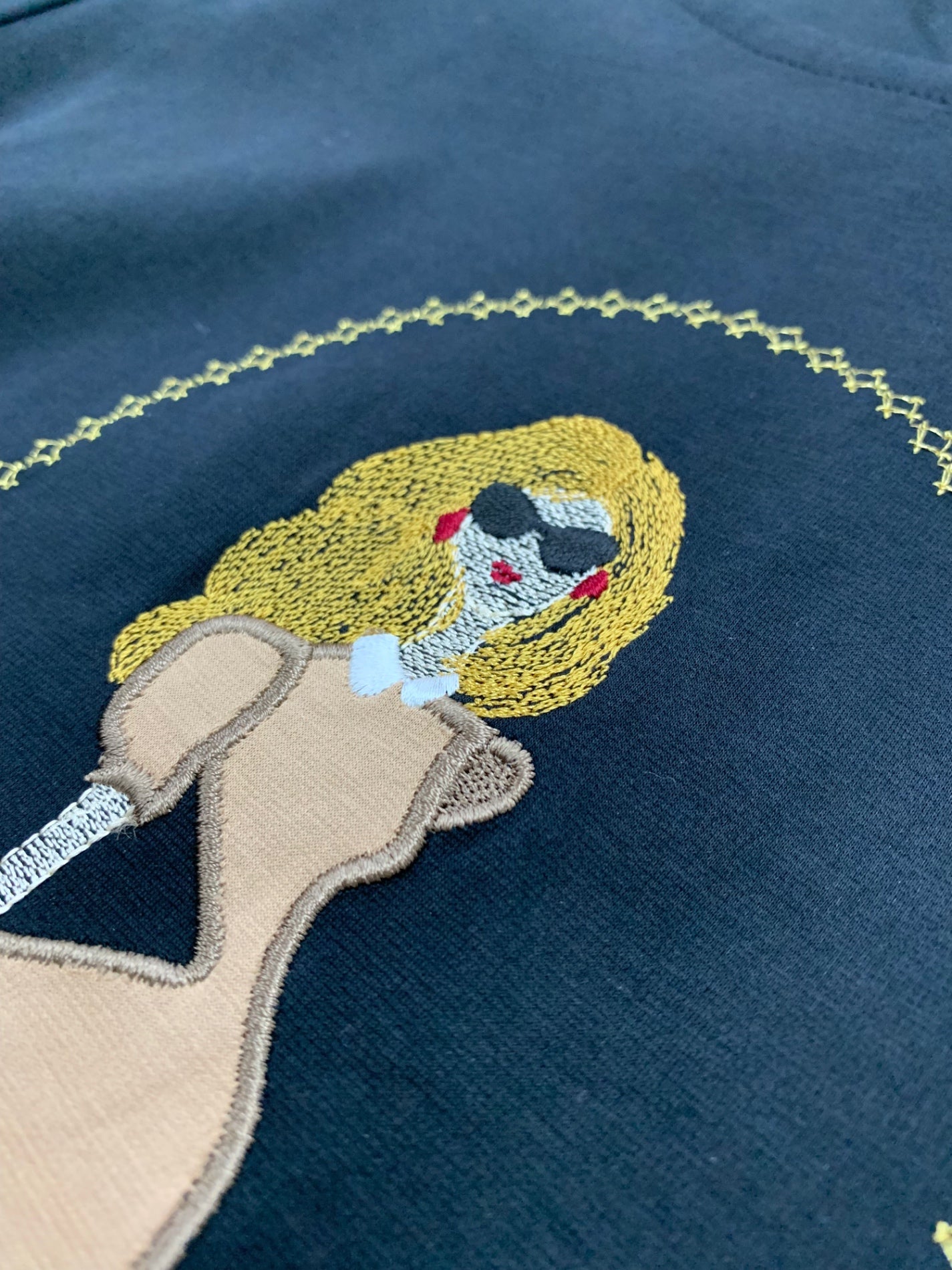 エムズグレイシー 515307 Ｔシャツ 42 ブラック ウーマン柄 ITC4RXCB0RNU