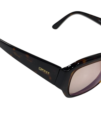 ダナキャラン DY4009 サングラス ブラウン セルフレーム フルリム スクエア ITIG51GPX26S