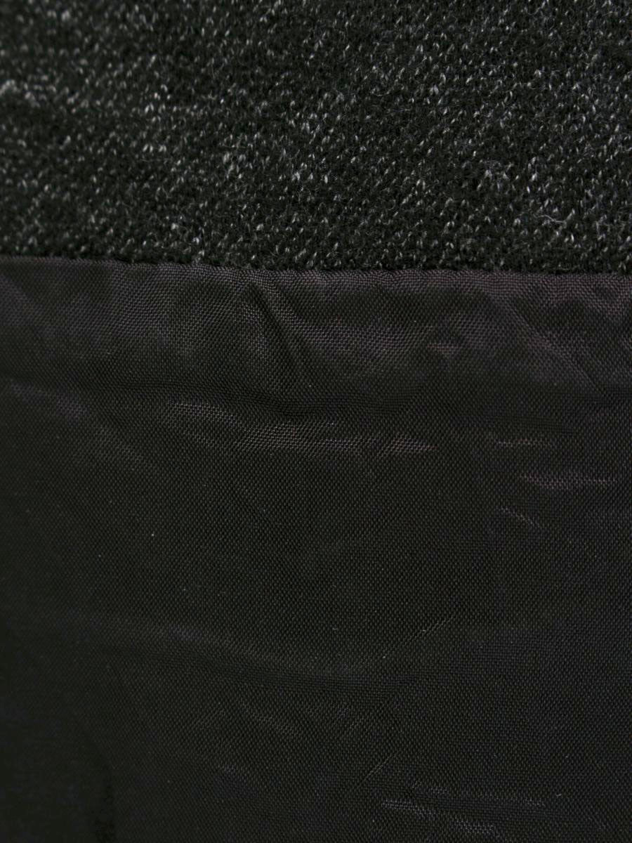 ルネ relax 6447050 ワンピース 36 チャコール ウール混 デニム調 ステッチ ITMGSYKYCH4I