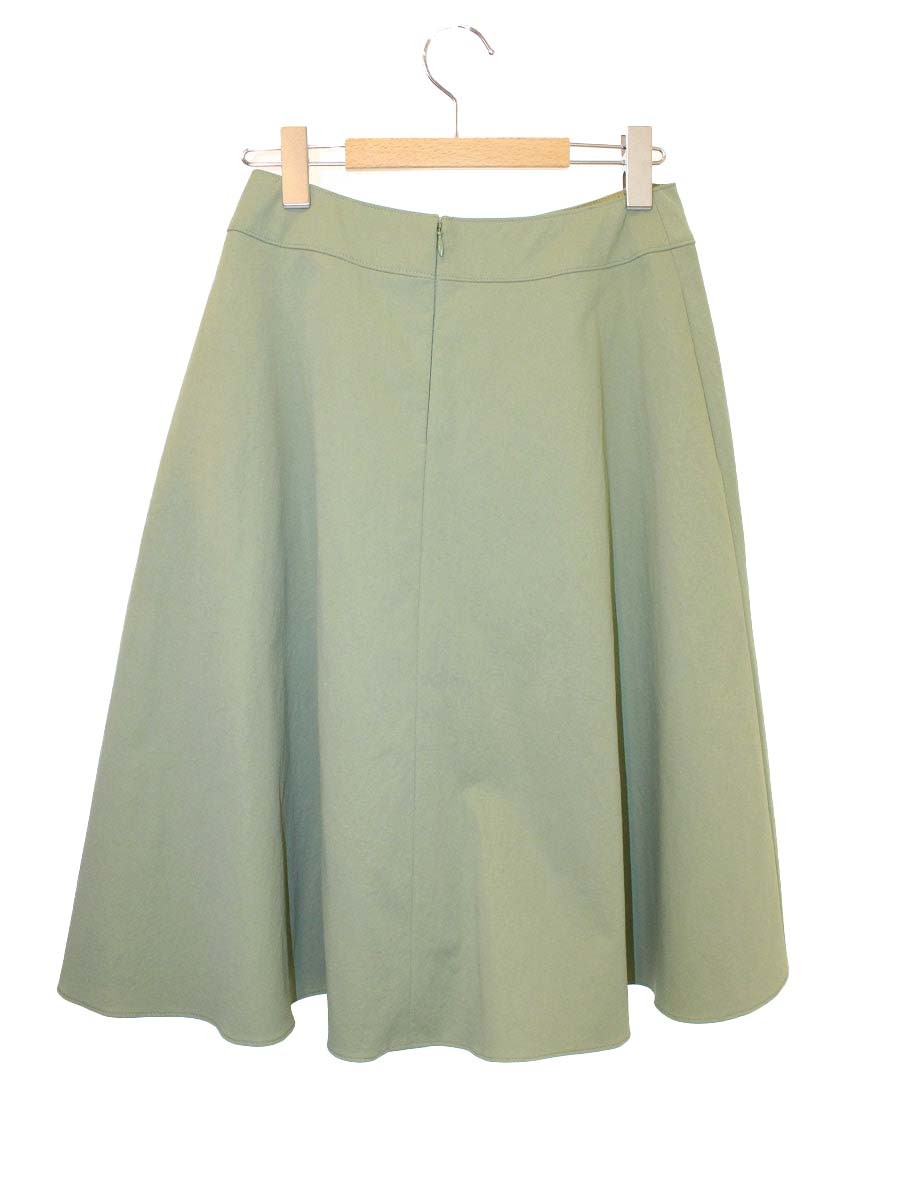 エムズグレイシー Drape Skirt 917306 スカート 38 グリーン ITUJS7BU6ANQ