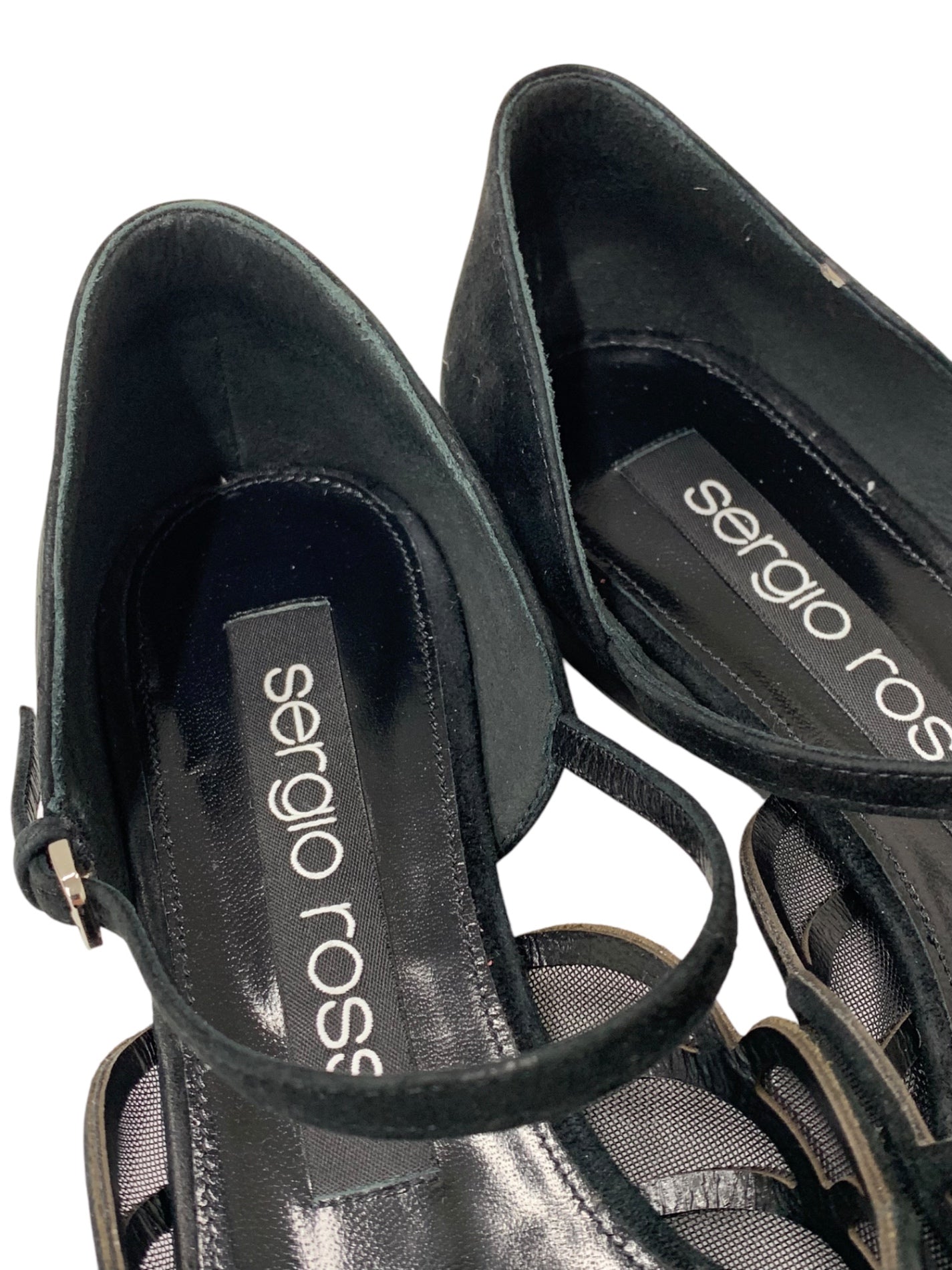 セルジオロッシ SR MERMAID-BALLERINAS B09720MAFM46170.1000 バレエフラットシューズ 36 1/2 ブラック ITO4L35GY934 【SALE】