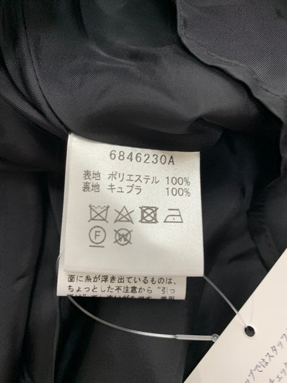 ルネ 6846230 ワンピース 36 ブラック チェック柄 タックフレア IT7B6F6KZF7O