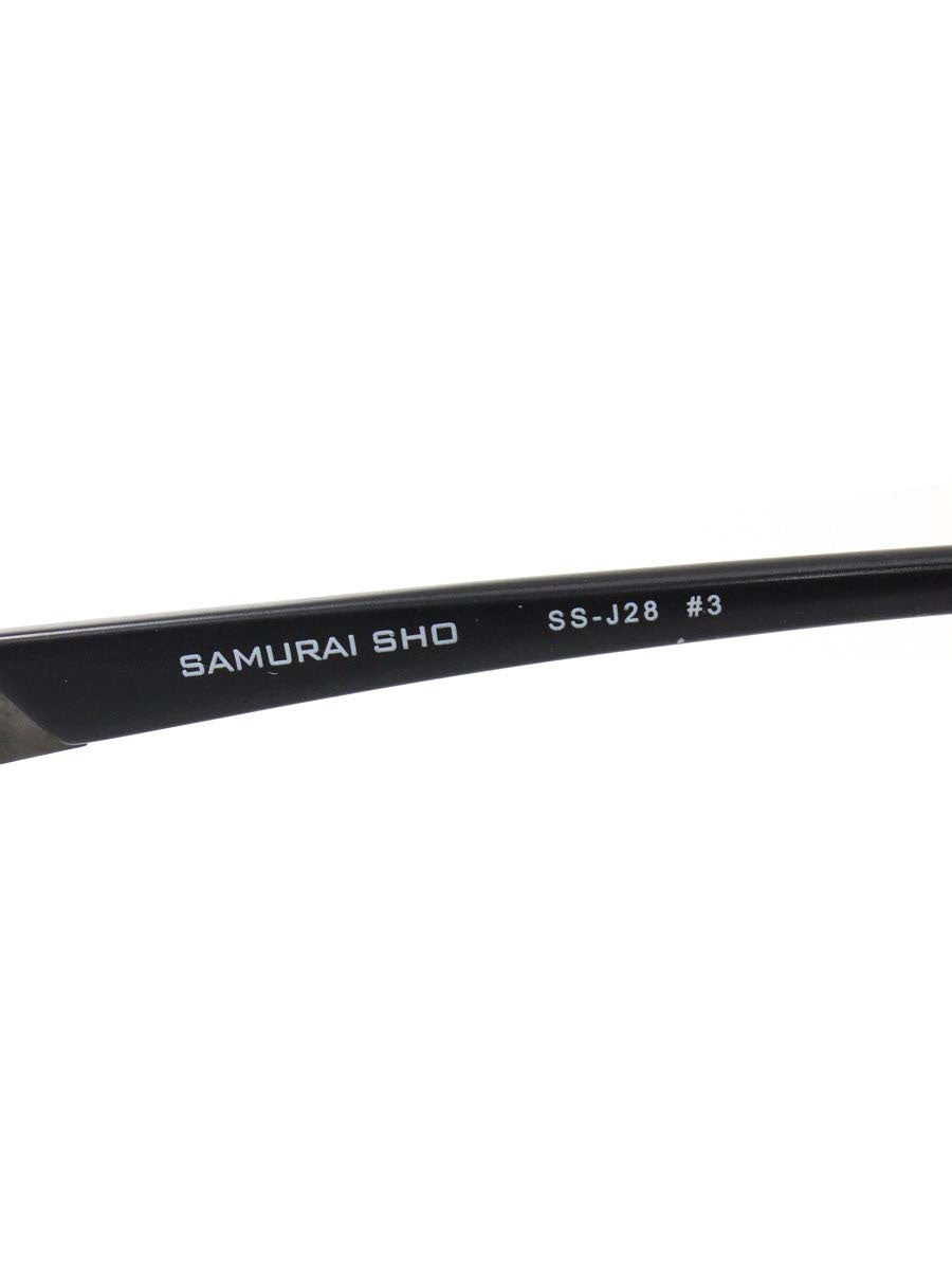 サムライ翔 SS-J28 メガネ 眼鏡 ブラック/ガンメタ コンビフレーム フルリム スクエア IT8260UOEP0W