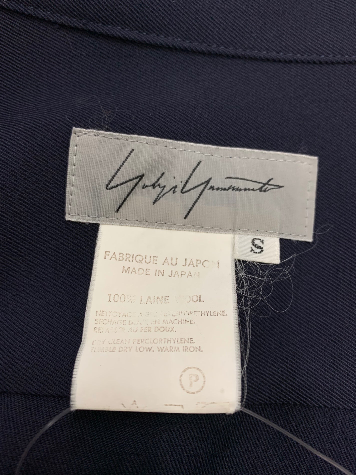 ゴシックヨウジヤマモト FP B05 104 アウター Ｓ ネイビー ジレ ウール ITCB2L9S4H6O