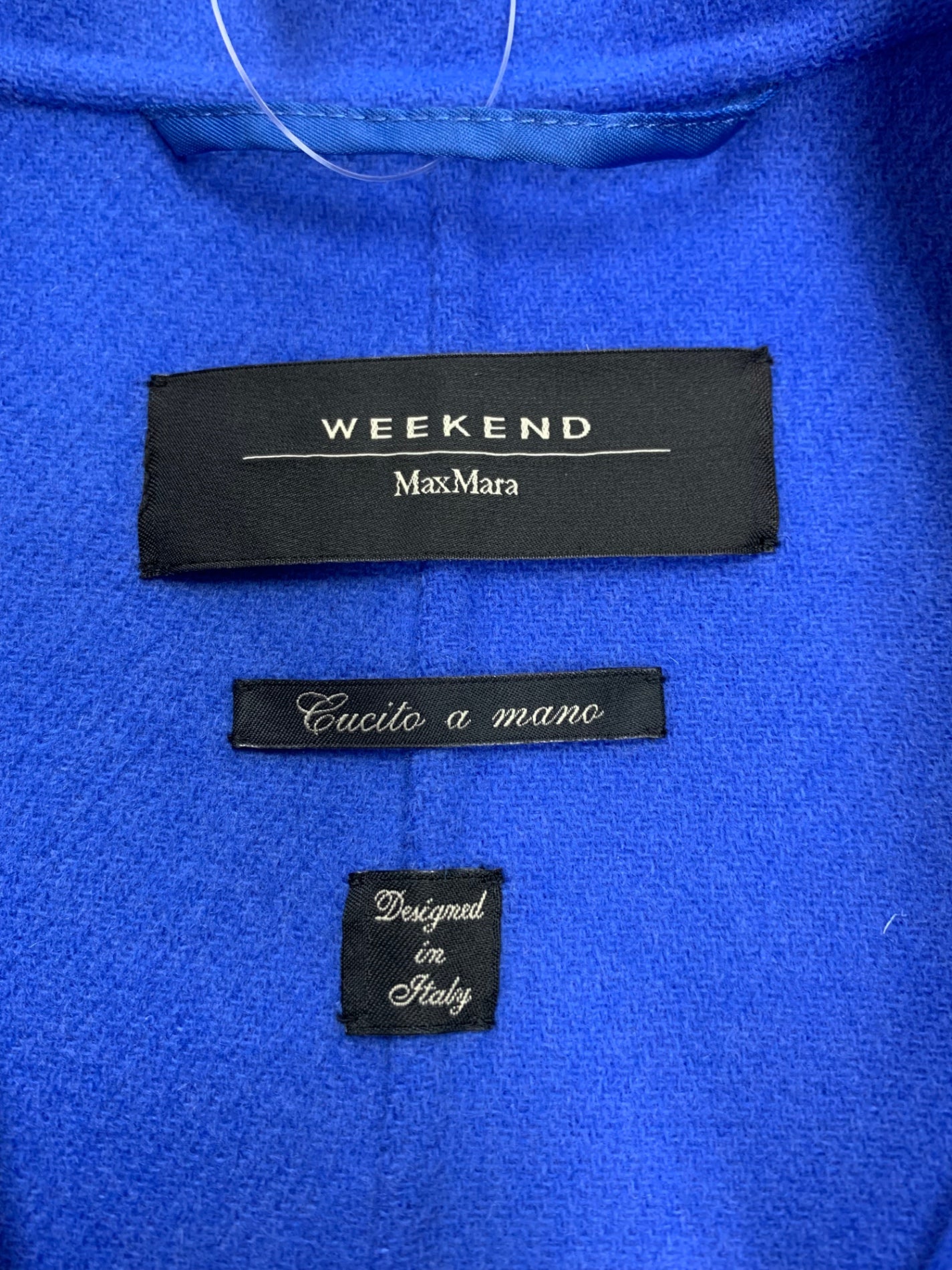 ウィークエンドマックスマーラ 504101076 ジャケット 36 ブルー ウール ITL6Y62PPUPW