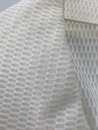 エムズグレイシー 524318 ジャケット 38 ホワイト メッシュ ITAGIUV6QJXG