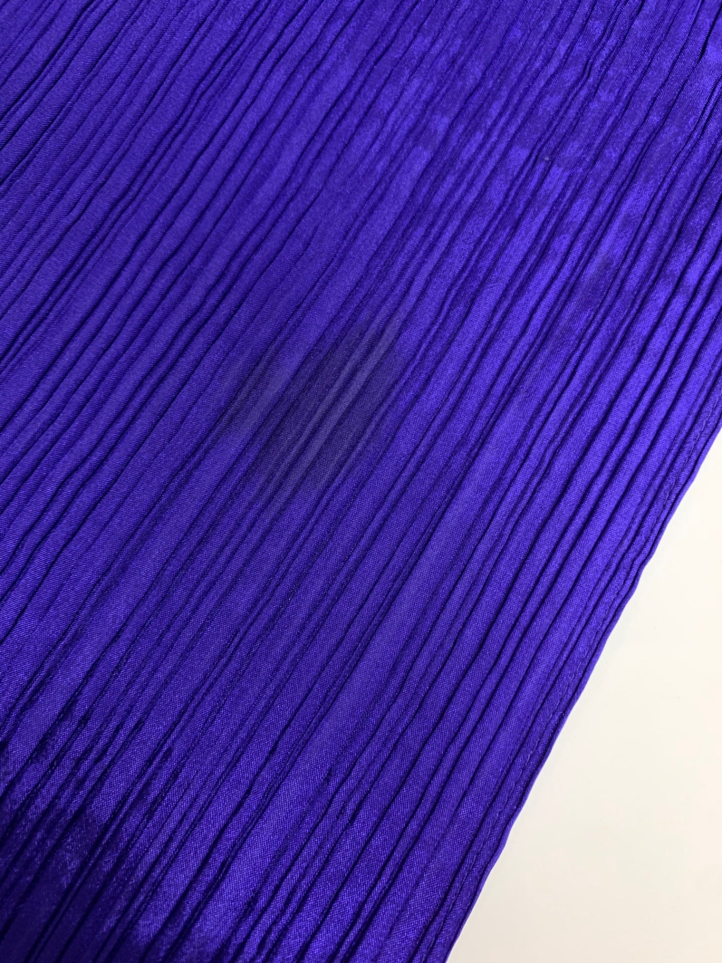 プリーツプリーズイッセイミヤケ PP64 ブルー プリーツ ワンピース ストール ITUFESH7YZ0G