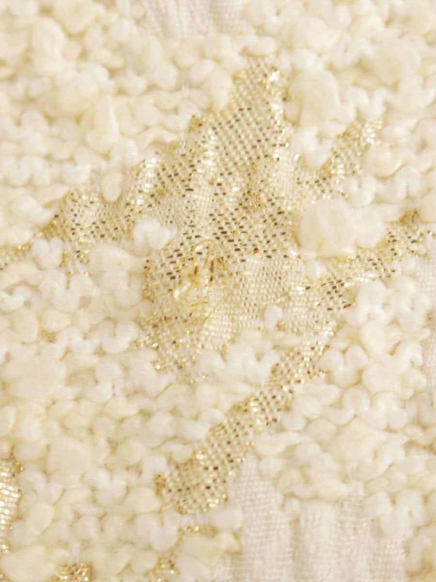 グレースコンチネンタル ラメ千鳥マーメイドスカート 0121421050-00 36 ベージュ/ゴールド IT4A8DTFT6D4