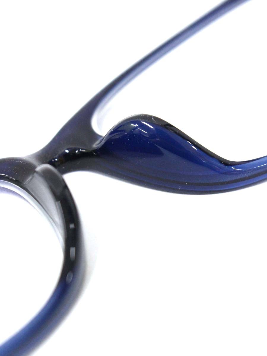 アユミ L1017-L メガネ ネイビー セルフレーム スクエア マコト眼鏡 ITR8GL3DS40A 【SALE】