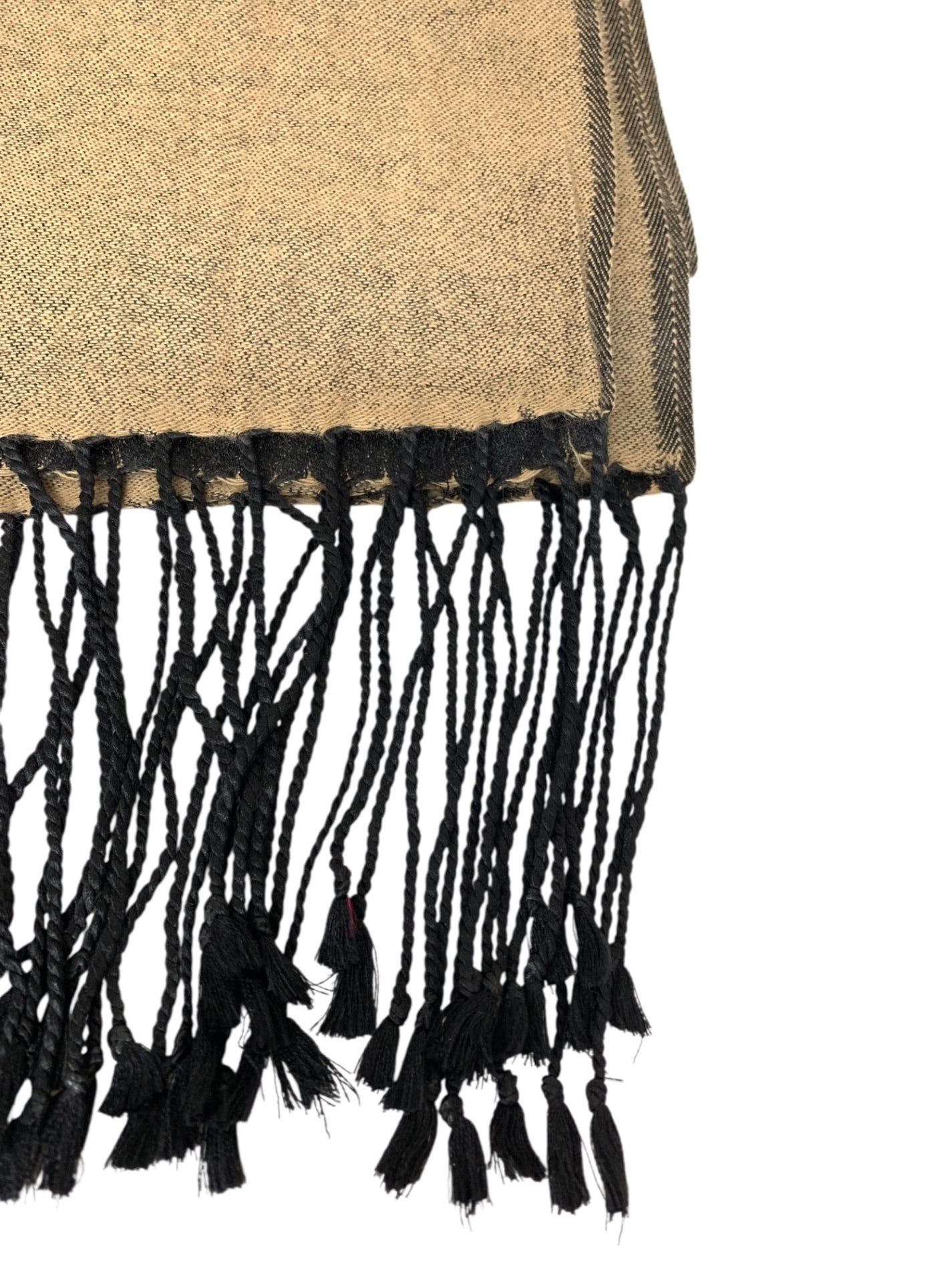 マックスマーラ マフラー ブラウン カシミア フリンジ ITXCZMLCVW64