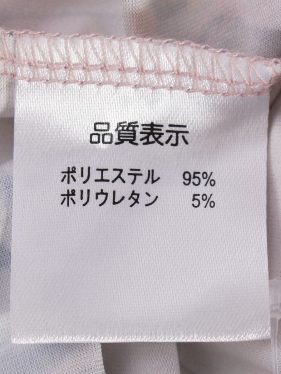 スーパービューティー ワンピース 42 ピンク 花柄 リボンチャーム付き ITMFLS7K5B9U