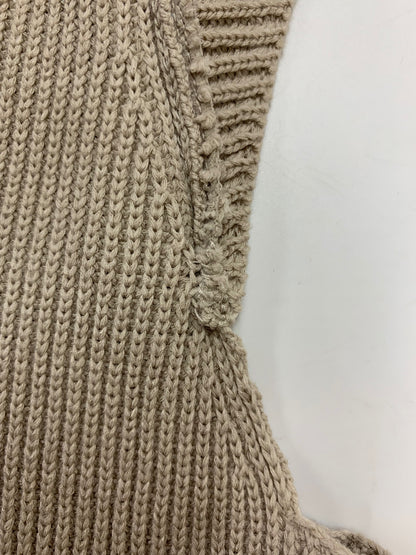 ルネ 6112487 ニットベスト 36 グレージュ 襟付き ITTNZV8SSHVM