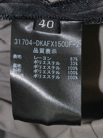 デイジーリンforフォクシー パウダリーチェック 31704 ワンピース 40 ブラック IT1KWS4QH66E