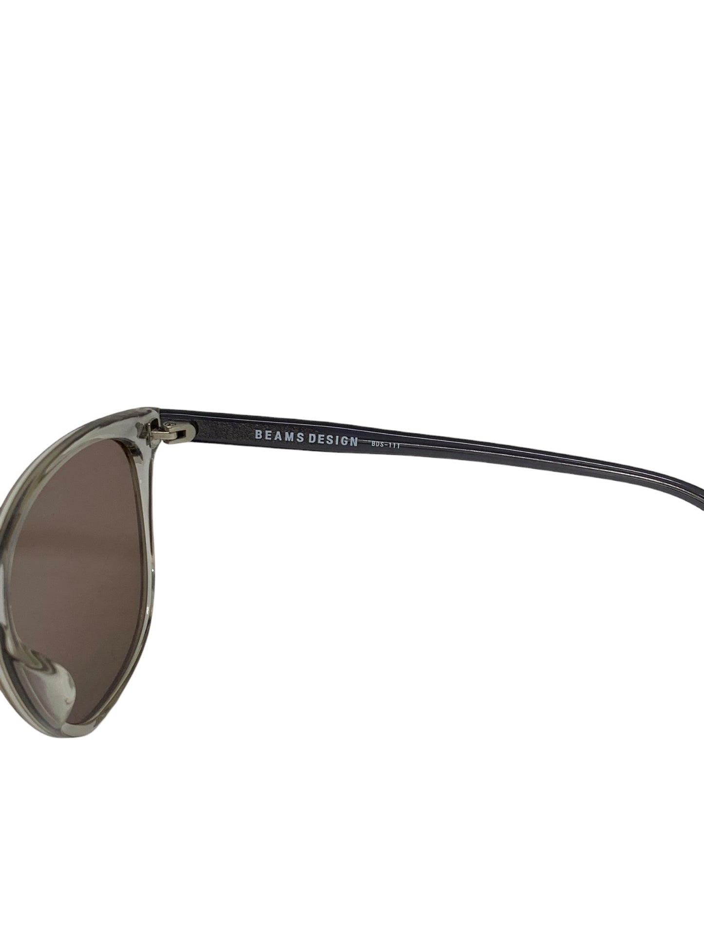 ビームス デザイン BDS-111 サングラス 透明 セルフレーム ボストン バイカラー ITHORESKNQCO