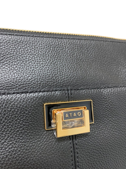 アタオ WEEKEND ウィークエンド ショルダーバッグ ブラック 2way 撥水レザー IT83277WQVPA