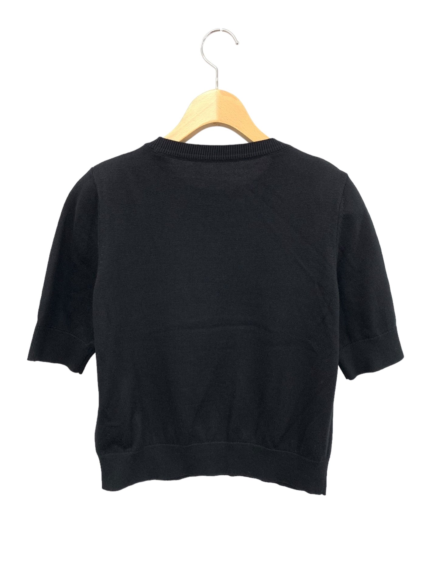 フォクシーブティック Knit Top Eclat 44398 ニットトップス 40 ブラック ITR84R1U7YY1