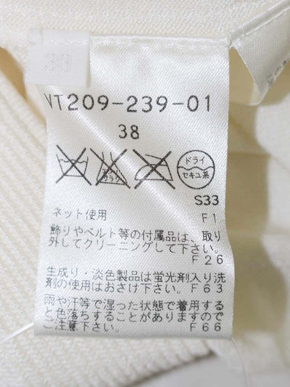 コトゥー VT209-239-01 ニット 38 アイボリー フリル フラワーモチーフ ITH6XFBAGHSK 【SALE】