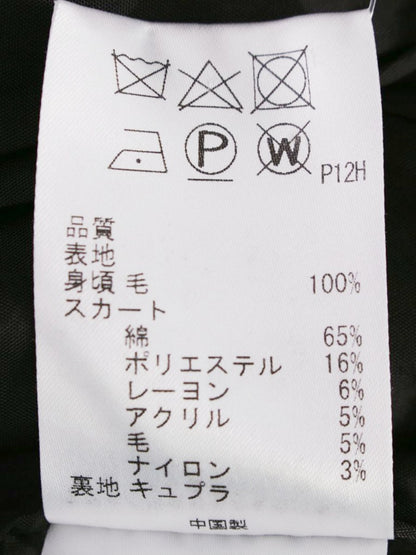 トッカ OPTOKW0450 ワンピース 2 ブラック 素材切替 千鳥柄 ITKDYM9UYBNQ