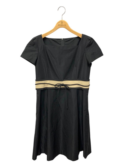 フォクシーニューヨーク ギフトラップドレス 28599 ワンピース 42 ブラック リボン IT6DIH9FLE3Z