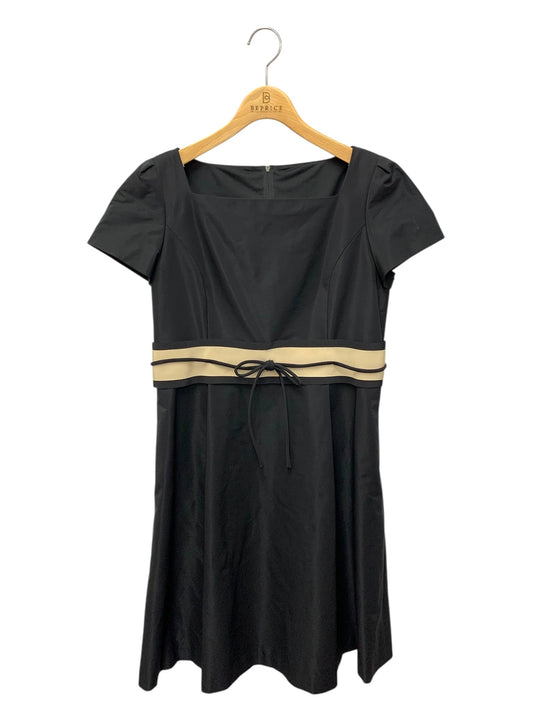 フォクシーニューヨーク ギフトラップドレス 28599 ワンピース 42 ブラック リボン IT6DIH9FLE3Z