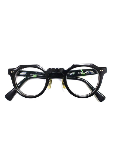 セレクタ 87-5024-2 メガネ ブラック クラウンパント セルフレーム フルリム IT8KMP0N4YP4