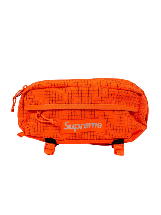 シュプリーム ボディバッグ オレンジ ナイロン ロゴ ITJCAUIMYLPC