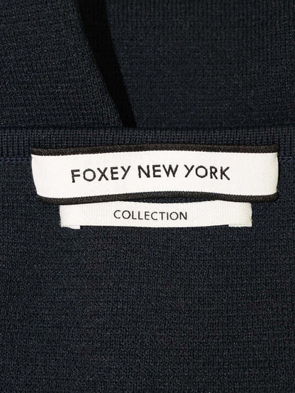 フォクシーニューヨーク collection Knit Top 40599 ニット セーター 40 ネイビー ITOURWNV6FYY