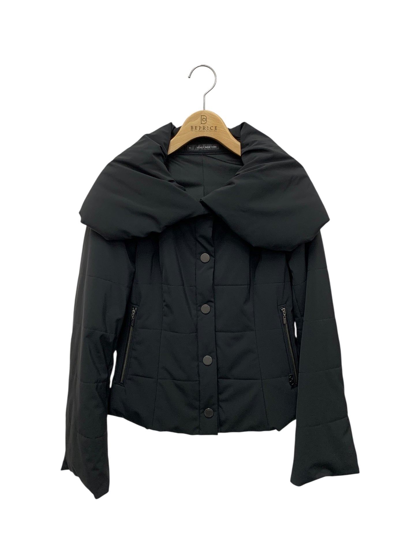 フォクシーニューヨーク レイニージャケット 26508 38 ブラック IT7FMDBV26Z2