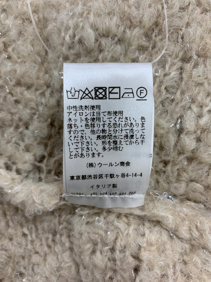 ペセリコ LT1213310 カーディガン 40 ベージュ アルパカ カシミヤ シルク ラメ ITU7IVNOGUBY