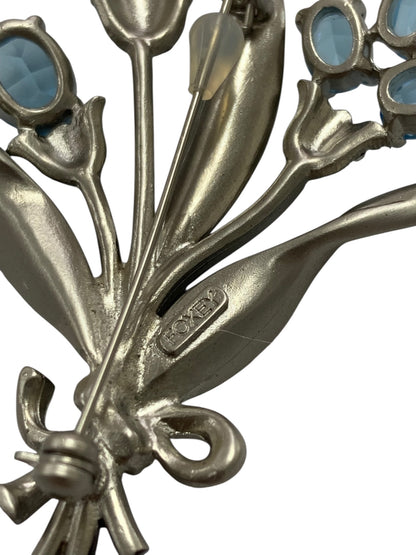 フォクシーブティック ブローチ シルバー ラインストーン フラワーモチーフ ITCV8A2NVEBC