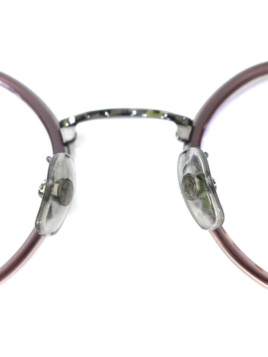 フォーナインズ Ｍ170 メガネ ブラウンパープル 眼鏡 メタルフレーム  フルリム ボストン ITYUXWI6JOJS