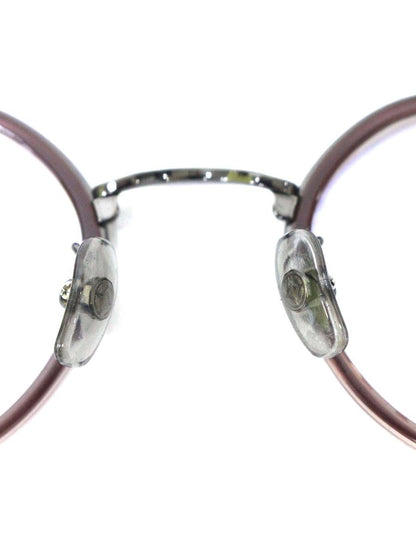 フォーナインズ Ｍ170 メガネ ブラウンパープル 眼鏡 メタルフレーム  フルリム ボストン ITYUXWI6JOJS
