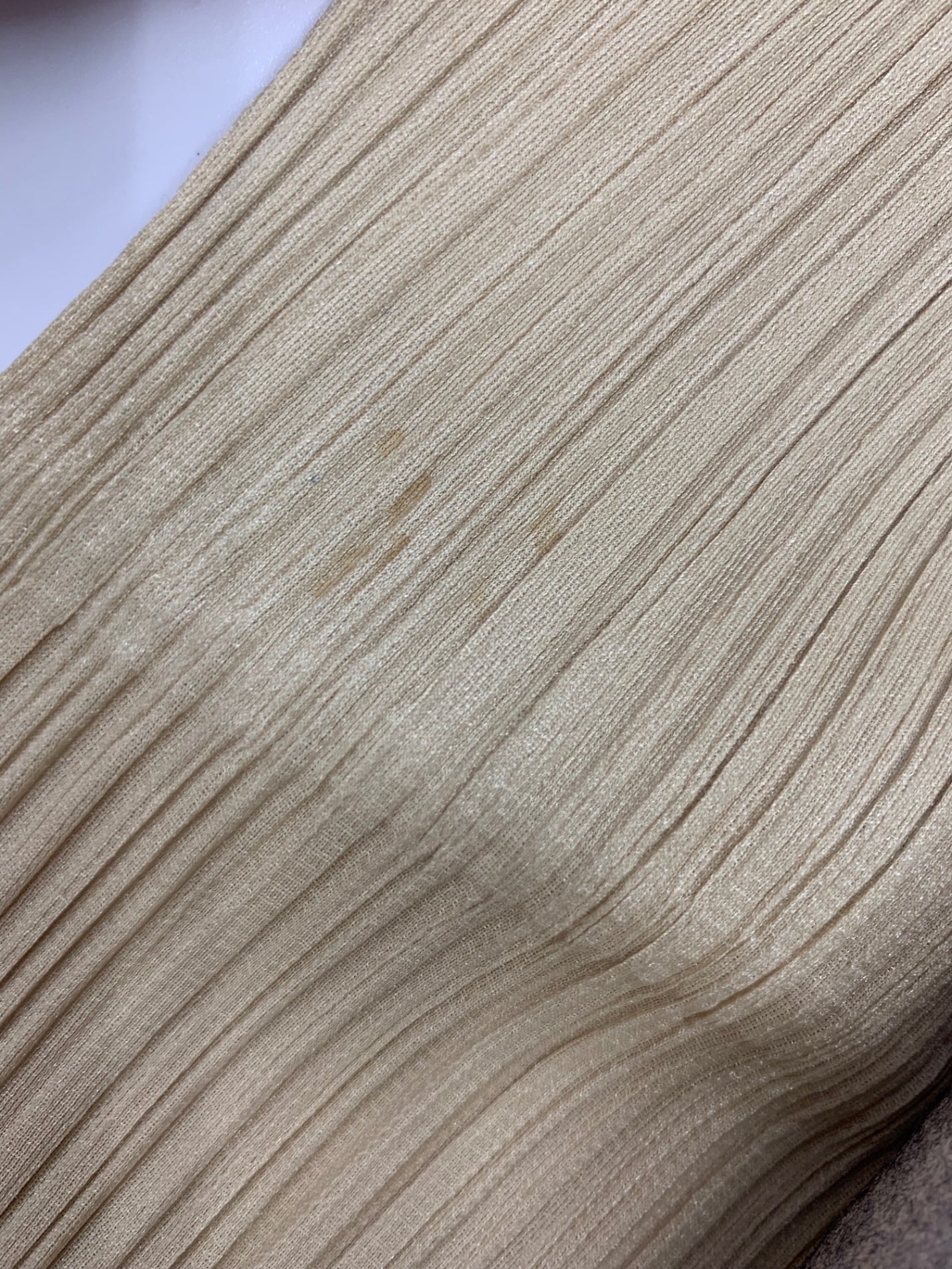 プリーツプリーズイッセイミヤケ PP04-JK604 カットソー 3 ベージュ プリーツ モックネック ITHDTZIZSJW6