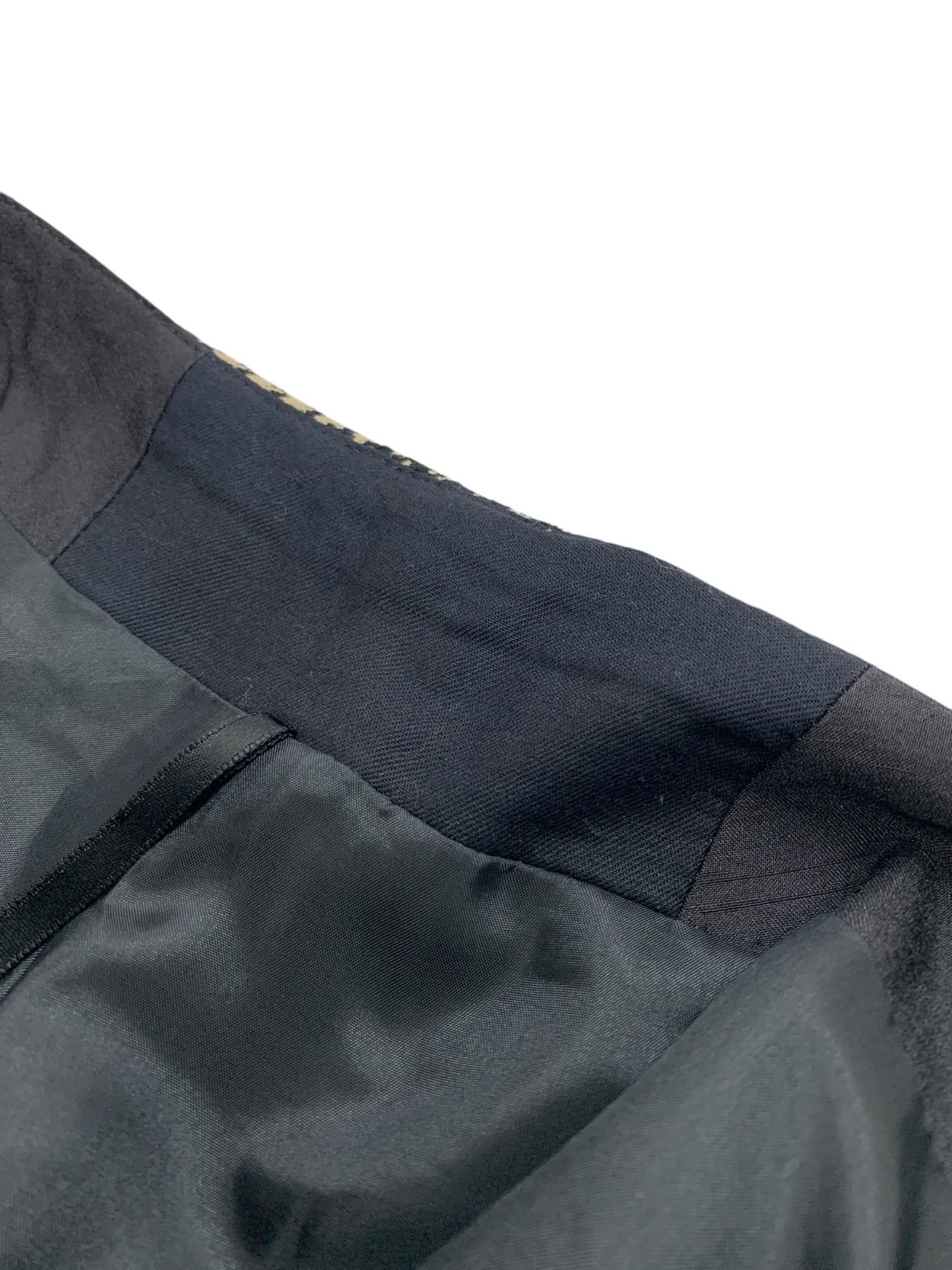 エムズグレイシー  千鳥柄ライン入りタックスカート 317524 42 ブラック ITQLZYTJR5Q8