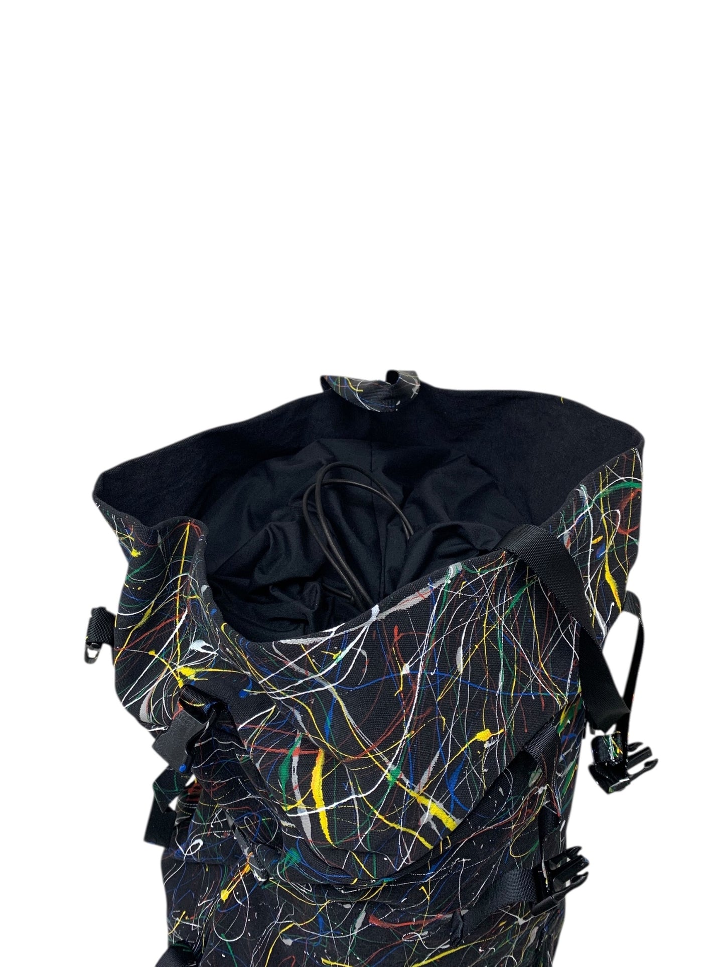 マクロマウロ  KAOS SMALL SPLASH リュック バックパック ブラック ITS0MZOZBZLW