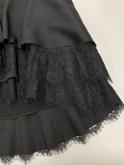 フォクシーブティック Knit Top Mille-Feuille ニット＆チュニック 37162 アンサンブル 38 ブラック レース IT8DP0VSZBDQ
