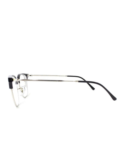 レイバン New CLUBMASTER RB7216F メガネ ブラック コンビフレーム ハーフリム ボストン ITO3XYJA7U4G