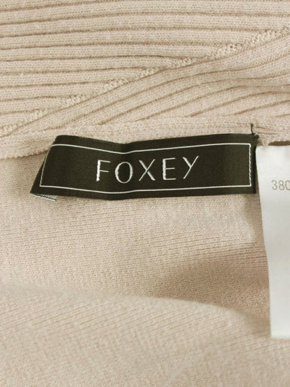 フォクシーブティック ニットトップ ベーシックリブ 38091 セーター 38 ピンク IT4J4M25LPJS