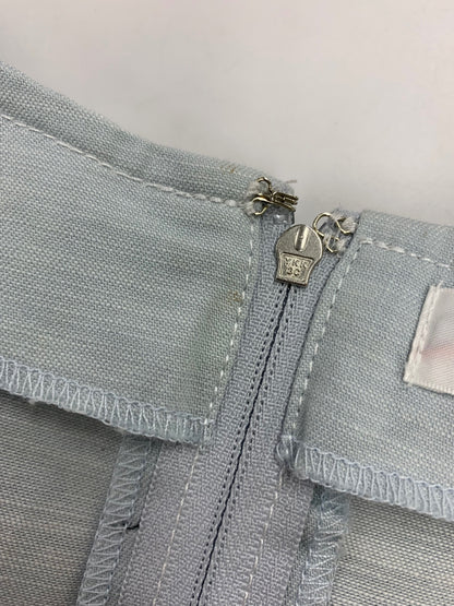 ギャラリービスコンティ 1268711 ワンピース 2 ブルー フラワージップ フリル IT5MXGFOFHU0